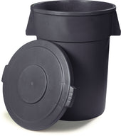 Carlisle CONTAINER WASTE BRONCO™ ROUND LID 44 GALLON - GREY