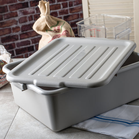 Carlisle LID BUS BOX UNIVERSAL COMFORT CURVE™ GREY 20X15