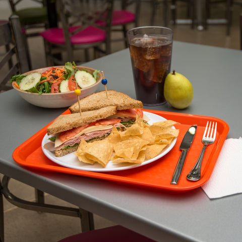 Carlisle TRAY SERVING CAFE® STANDARD ORANGE 10X14