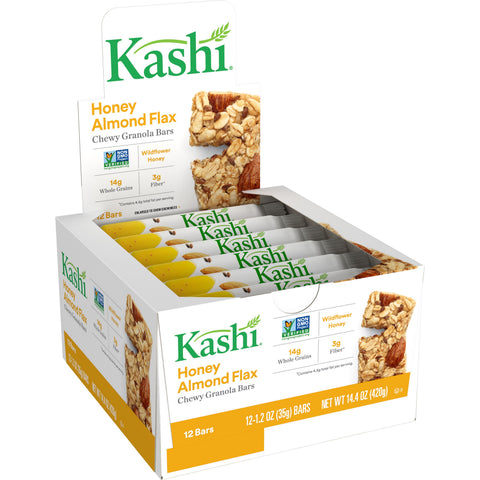 Kashi Honey Almond Flax Chewy Granola Bar, 1.2 Ounce -- 72 per case