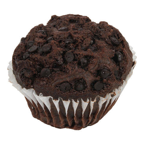 Otis Spunkmeyer Delicious Essentials Chocolate Chocolate Chip Muffin, 4 Ounce -- 24 per case.