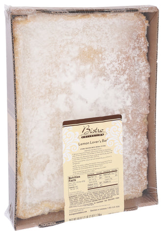 Sara Lee Bistro Collection Lemon Lover Fruit Dessert Bar, 44 Ounce -- 4 per case.