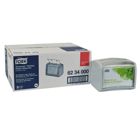 Tork Xpressnap® DISPENSER NAPKIN TABLETOP GREY