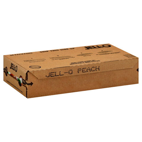 Jello Peach Gelatin, 3 Ounce -- 24 Case