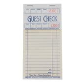 National Checking GUEST CHECK SALMON 1 PART 3.5X6.75