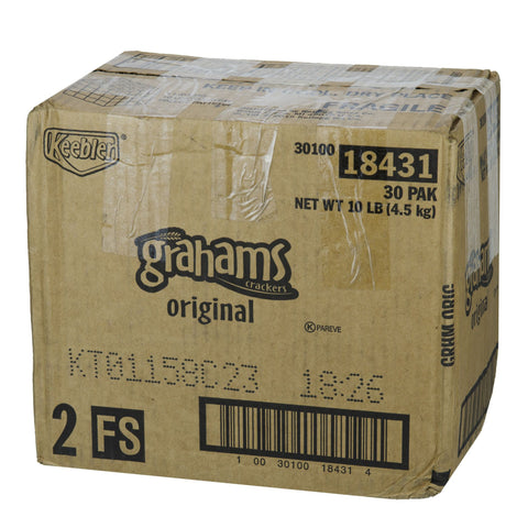 Keebler Grahams Crackers Original 30 pack bulk.