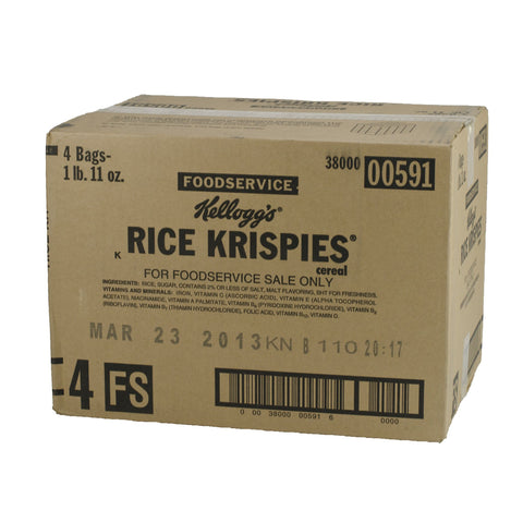 Rice Krispie 4 Case 27 Ounce