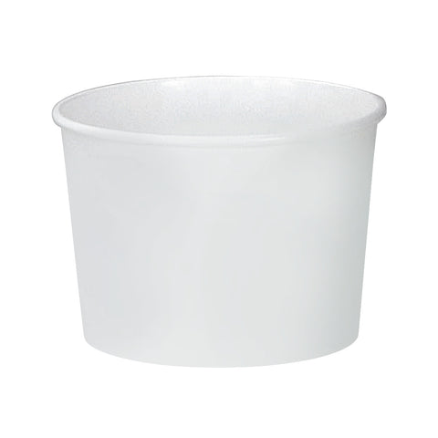 Solo® CONTINER PAPER SINGLE SIDED POLY WHITE 16 OZ