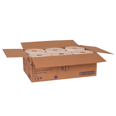 Tork White Hardwound Roll Towel, 7.88 inch x 1000 Feet -- 6 rolls per case