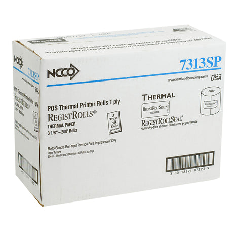 National Checking REGISTER ROLL TAPE THERMAL 3.13