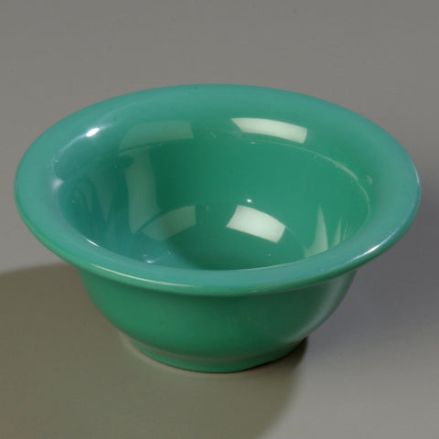 Carlisle BOWL NAPPIE RIMMED DURUS® MELAMINE GREEN 10 OZ