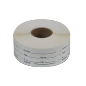Label Use By Dissolvable 1x2