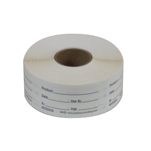 Label Use By Dissolvable 1x2