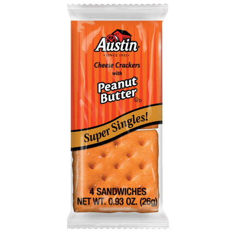 Cracker Sandwich Peanut Butter On Cheese