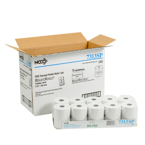 National Checking REGISTER ROLL TAPE THERMAL 3.13