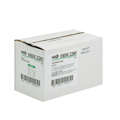 Label Trilingual Item/date/use By Dissolving Green Friday 2x2
