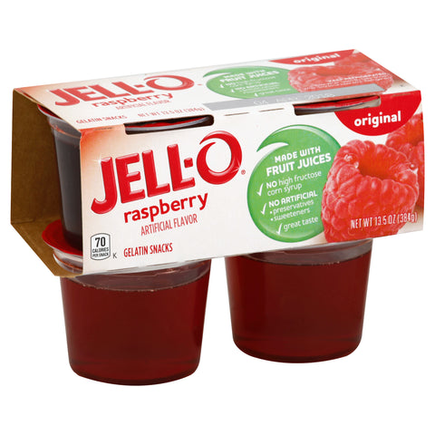 Jell-O GELATIN RASPBERRY RTE