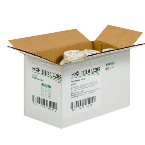Label Trilingual Item/date/use By Dissolving Green Friday 2x2