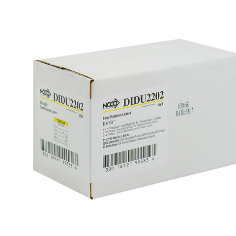 National Checking LABEL DISSOLVING USE BY TUESDAY UELLOW 2X2