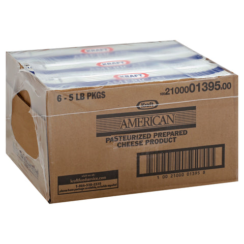 Kraft American Cheese Loaf, 5 Pound -- 6 per case.