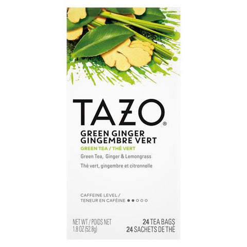 Tazo TEA GREEN GINGER HOT IN FILTERBAGS W/ DISPENSER