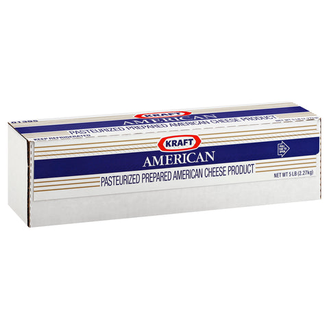 Kraft American Cheese Loaf, 5 Pound -- 6 per case.