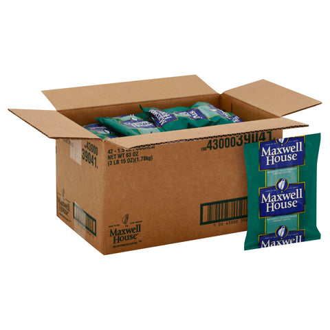 Maxwell House Decaf Office Coffee Service - 1.5 oz. pouch, 42 pouches per case