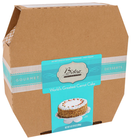 Sara Lee Round World Greatest Carrot Premium Butter Cream Layer Cake, 9 inch -- 2 per case.
