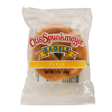 Otis Spunkmeyer® BAGEL PLAIN SLICED IW 3 OZ