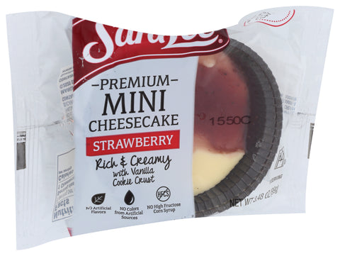 Sara Lee Frozen CHEESECAKE MINI NY STYLE STRAWBERRY IW