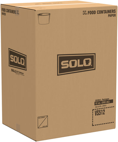 Solo Symphony® CONTAINER PAPER FOOD SINGLE SIDED POLY 12 OZ