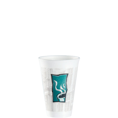 Dart CUP FOAM HOT UPTOWN SRS LID 16 OZ