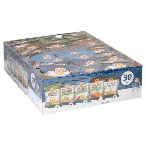 Frito-Lay® CHIP POTATO VARIETY PACK LAY'S® KETTLE 40% LESS FAT MIX LARGE SINGLE SERVE