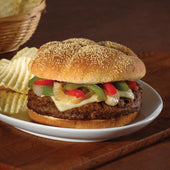 Tenderbroil® BEEF PATTIES FLAME GRILLED SOY ADDED FC 4 OZ 10000015440