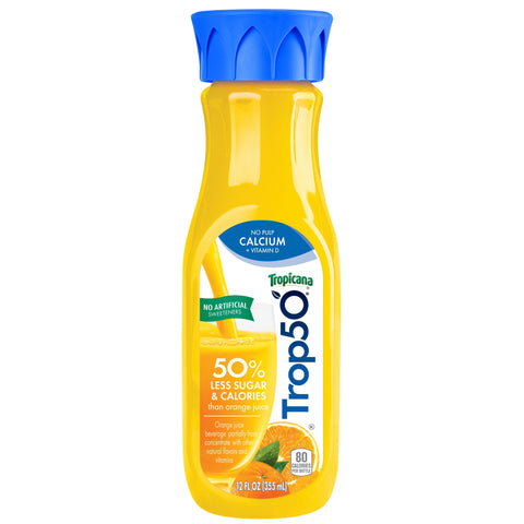 Tropicana Pure Premium JUICE TROP50 ORANGE JUICE & CALCIUM PLASTIC BOTTLE