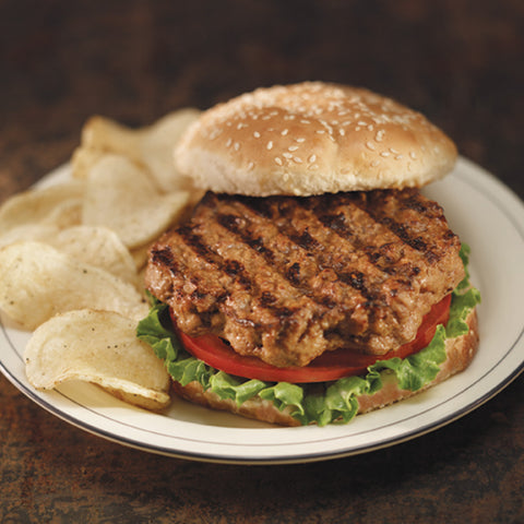 The Pub® BEEF CHUCK STEAK BURGER FLAMEBROILED USDA CHOICE FC 6 OZ 10000015960