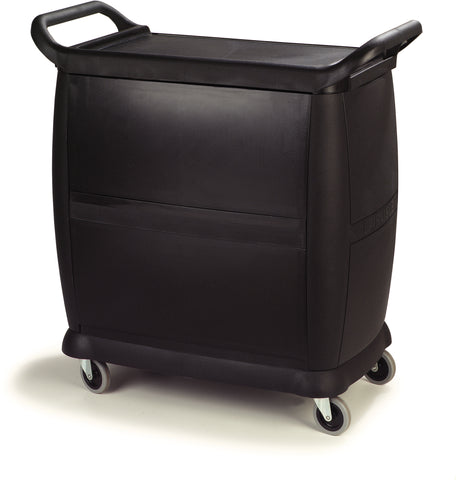 Carlisle CART BUSSING SIDE PANELS LOCKING COMPARTMENT BLACK 18X36.25X38