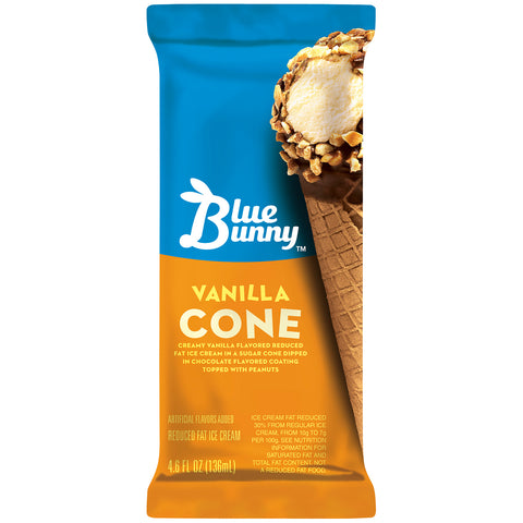 Blue Bunny ICE CREAM CONE VANILLA THE CHAMP!