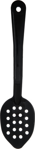 Carlisle SPOON SERVING PERFORATED PLASTIC BLACK 11