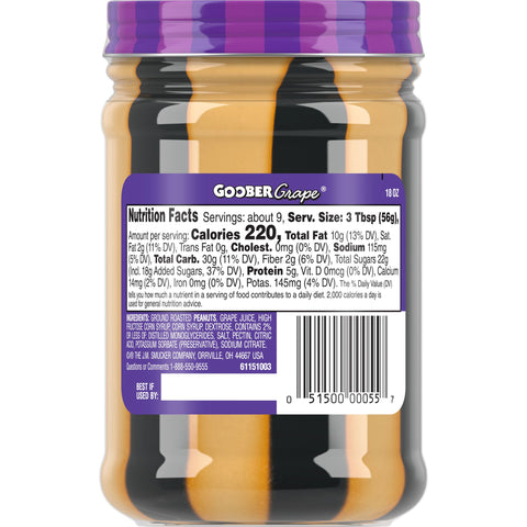 Smucker's® PEANUT BUTTER & GRAPE JELLY GOOBER SPREAD