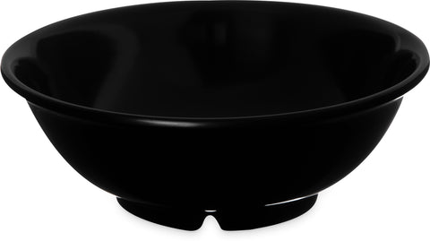 Carlisle BOWL SERVING FOOTED MELAMINE BLACK 24 OZ