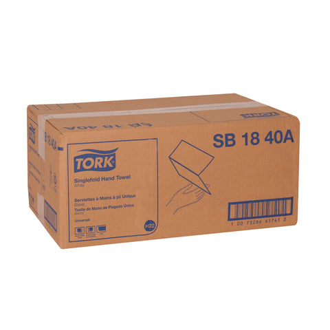 Tork White 1 Ply Paper Hand Towel, 10.15 x 9.13 x 9.13 inch -- 4000 per case