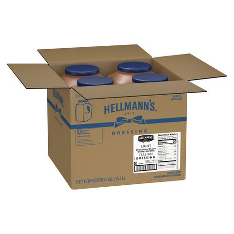 Hellmann's Light Italian Salad Dressing Jug, 1 gallon -- 4 per case