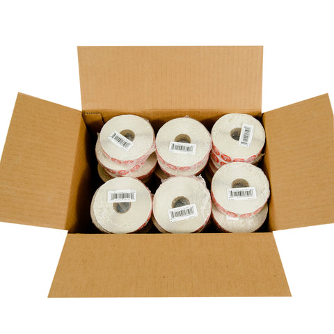 National Checking Company Dateit Red Trilingual Removable Label - Wednesday, 0.75 inch Circle -- 2000 per case.