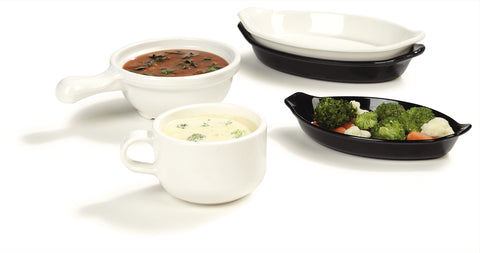 Carlisle BOWL SOUP HANDLED WHITE 12 OZ
