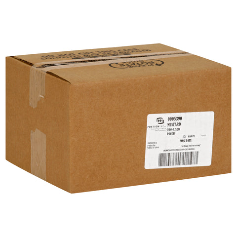 Portion Pack Single Serve Mustard, 5.5 Gram -- 500 per case