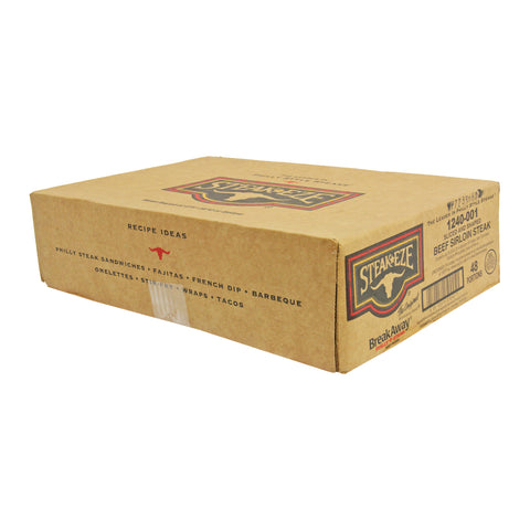Steak-Eze® BEEFSTEAK ORIGINAL SIRLOIN BREAKAWAY LIGHTLY MARINATED 4 OZ 10000012401