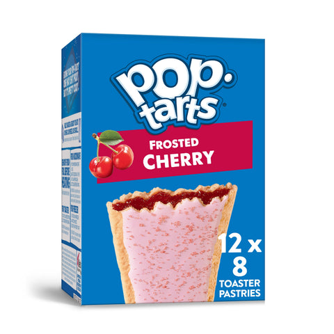 Snack Pastry Pop Tart Cherry Frosted