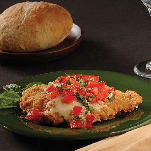 Advance Food Legend Fried Chicken Breast, 4.50 Ounce -- 32 per case.
