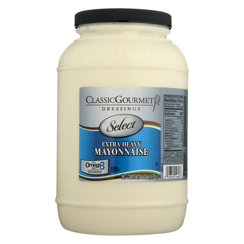 Classic Gourmet Select Extra Heavy Duty Mayonnaise, 7.3 Pound Jar -- 4 per case.